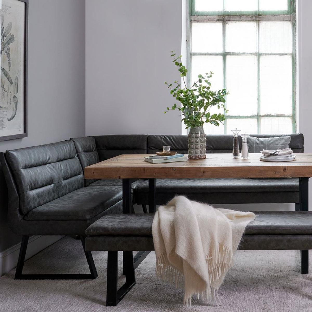 Industrial Corner Bench - Grey – image 6