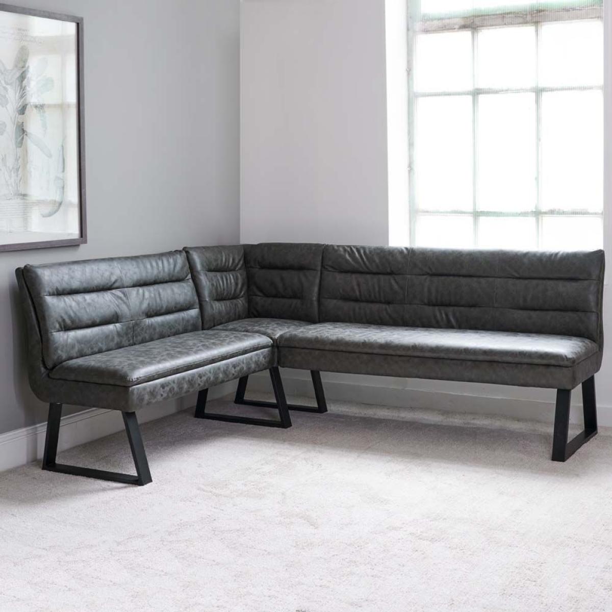 Industrial Corner Bench - Grey – image 7