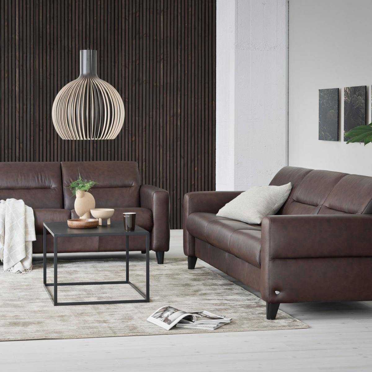 Stressless Fiona 2x3 Seater Corner Sofa - Stressless Fiona 2-3 Corner Sofa Wood Arms - Noblesse – image 1