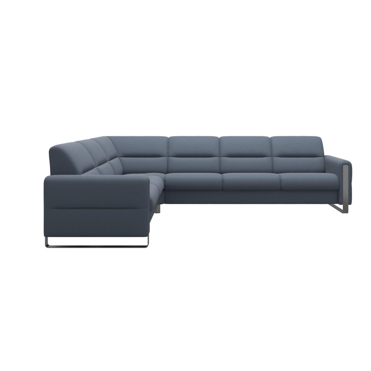 Stressless Fiona 2x3 Seater Corner Sofa - Stressless Fiona 2-3 Corner Sofa Upholstered Arms - Paloma – image 6