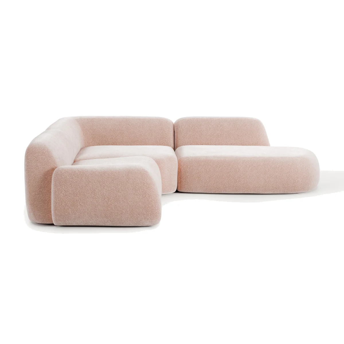 Modular Corner Sofa Wolke (4-seater) with Chaise End