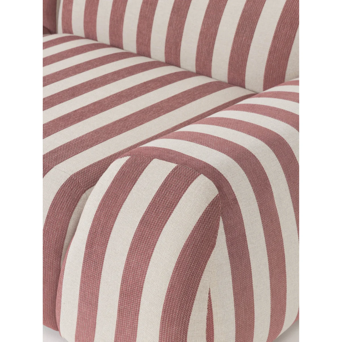 Modular Striped Corner Sofa Wolke (4-seater) – image 3