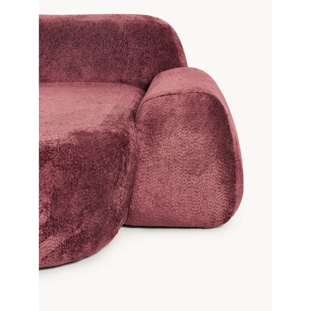 Modular Teddy Bouclé Corner Sofa Wolke (4-seater) with Chaise End – image 5