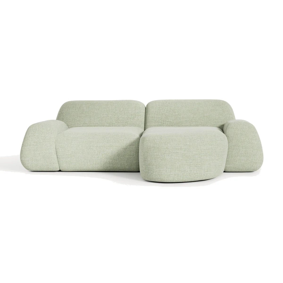 Modular Bouclé Corner Sofa Wolke (3-seater) – image 1