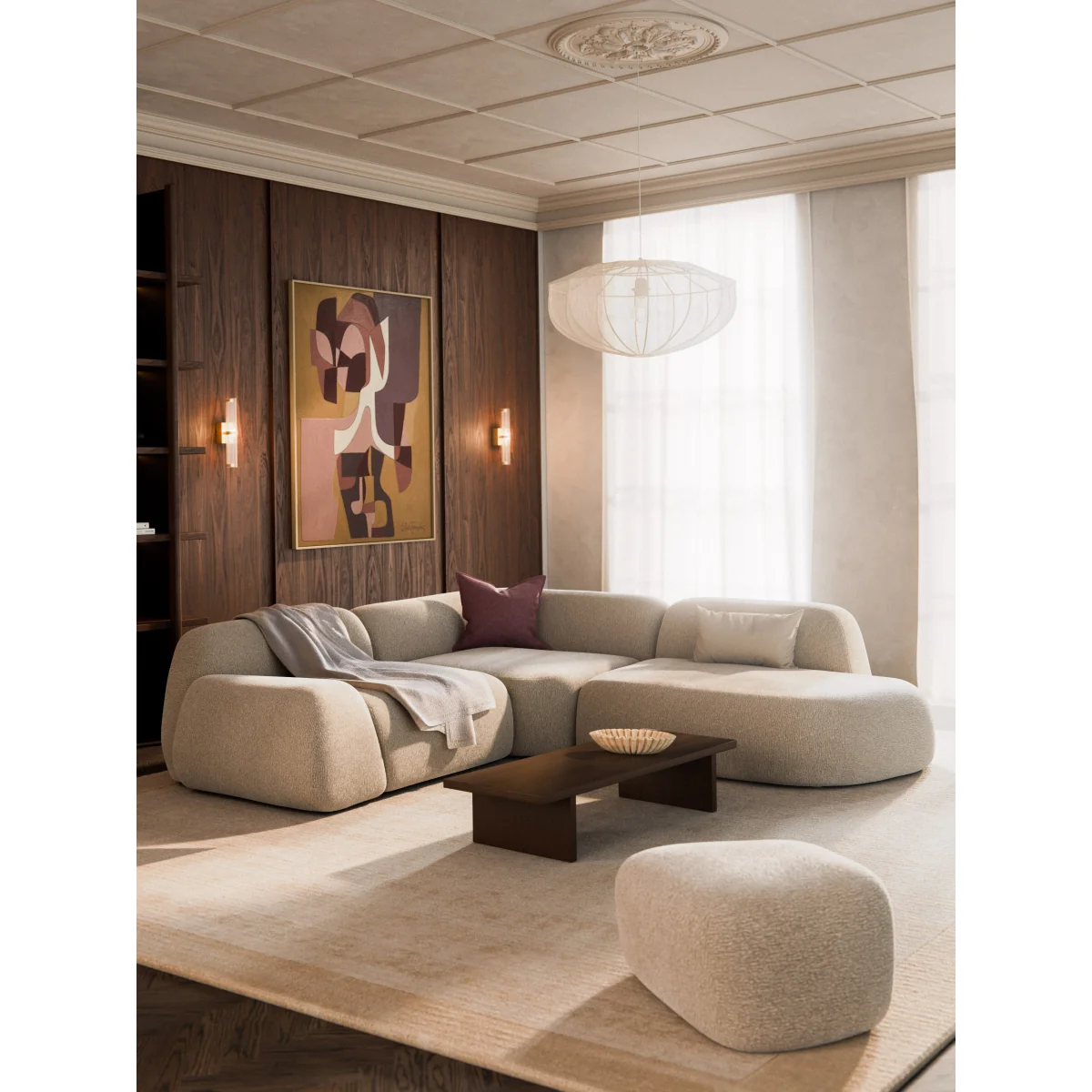 Modular Corner Sofa Wolke (4-seater) with Chaise End – image 9