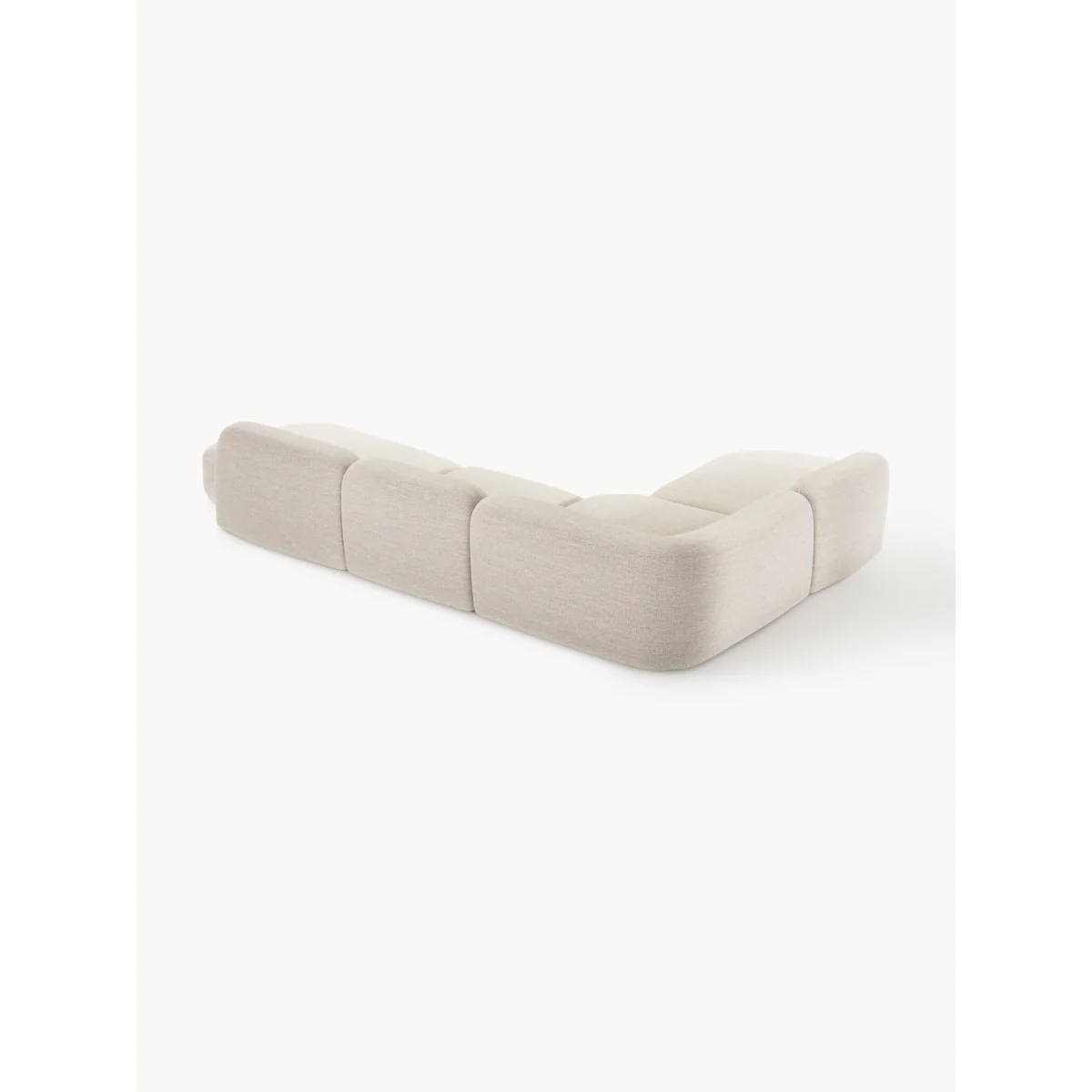 XL Modular Bouclé Corner Sofa Wolke with Chaise Ends – image 4