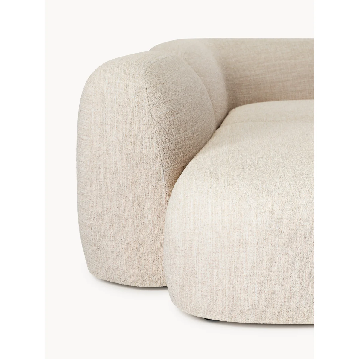 XL Modular Bouclé Corner Sofa Wolke with Chaise Ends – image 5