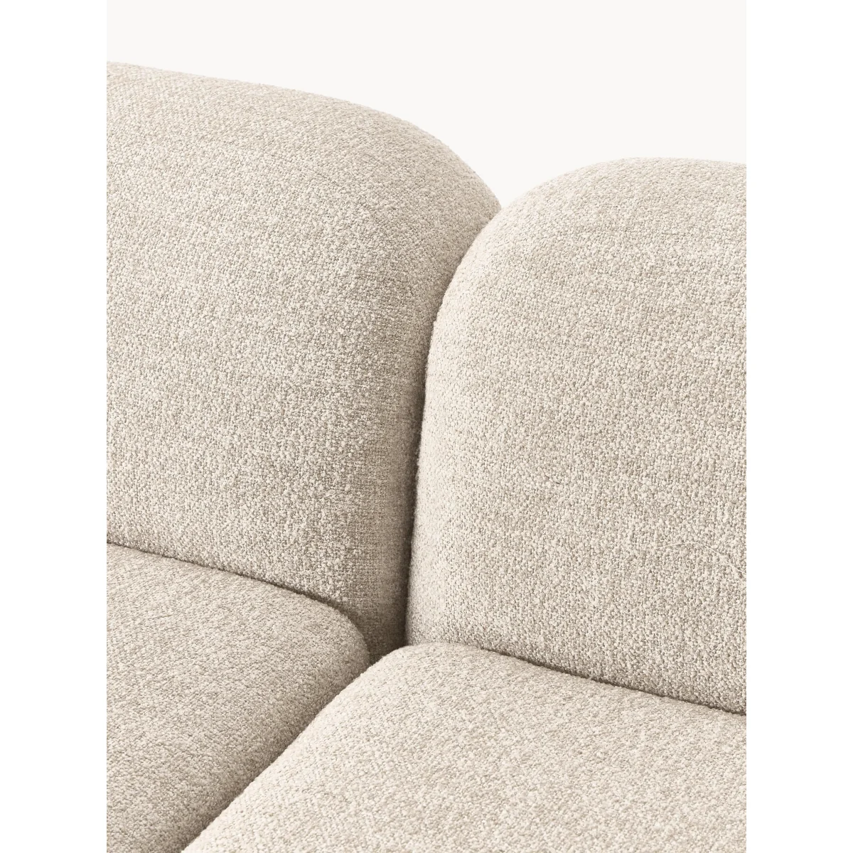 XL Modular Bouclé Corner Sofa Wolke with Chaise Ends – image 7