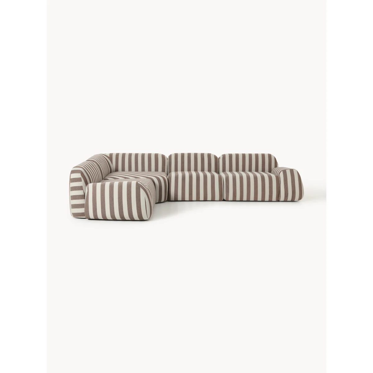 Modular Striped Corner Sofa Wolke (4-seater) – image 2