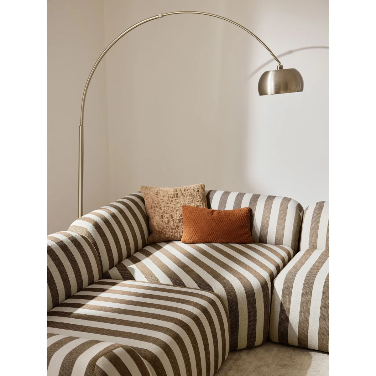 Modular Striped Corner Sofa Wolke (4-seater) – image 12