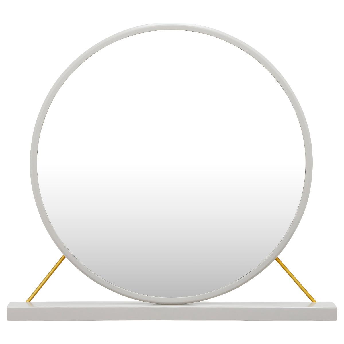 Verity Round Mirror, Grey | Barker & Stonehouse – image 3