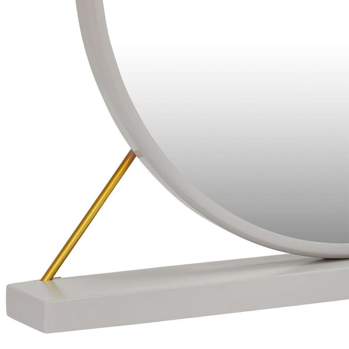 Verity Round Mirror, Grey | Barker & Stonehouse – image 5