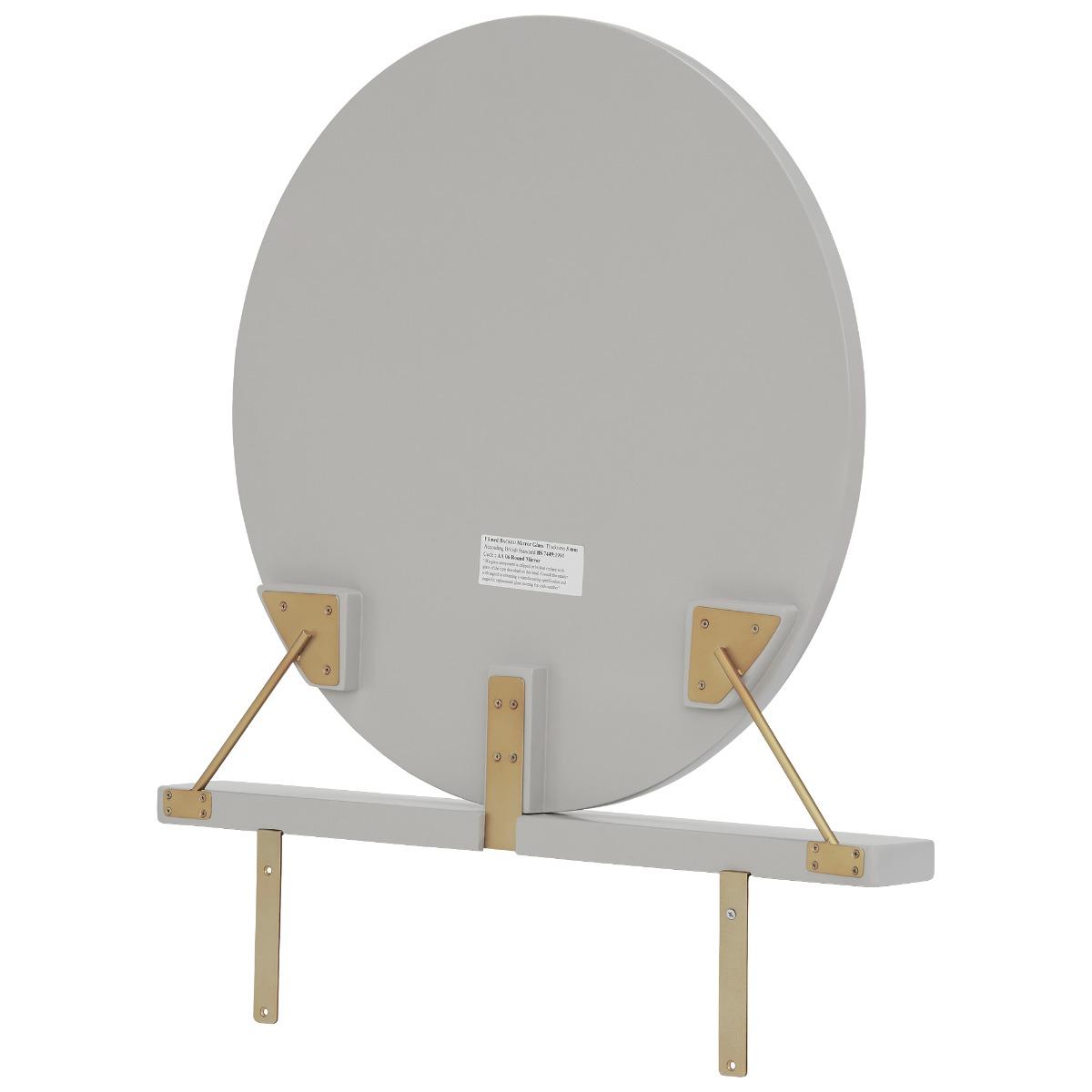 Verity Round Mirror, Grey | Barker & Stonehouse – image 7