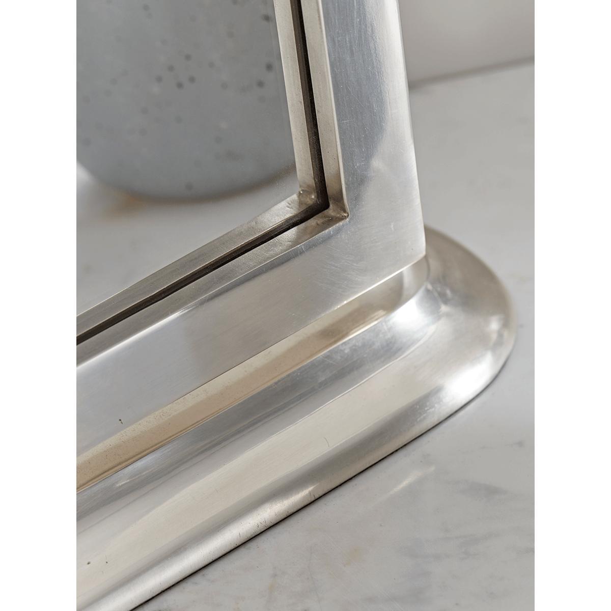 Antique Silver Table Mirror – image 2