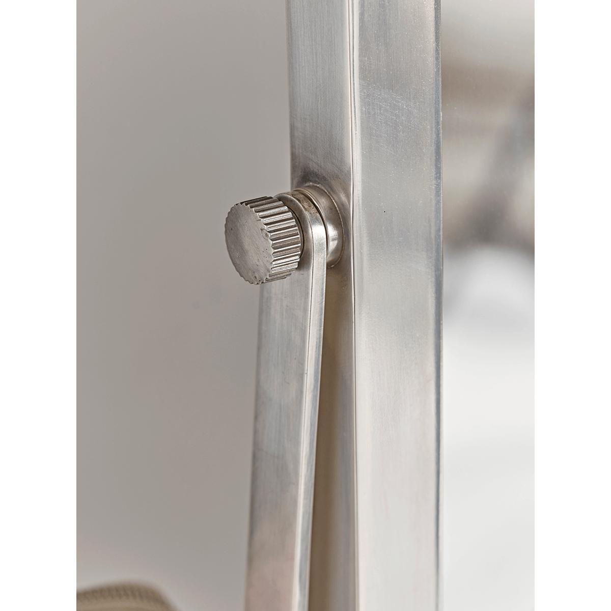 Antique Silver Table Mirror – image 3