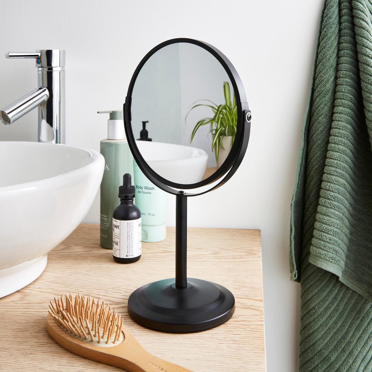 Pedestal Mirror Black Black – image 1