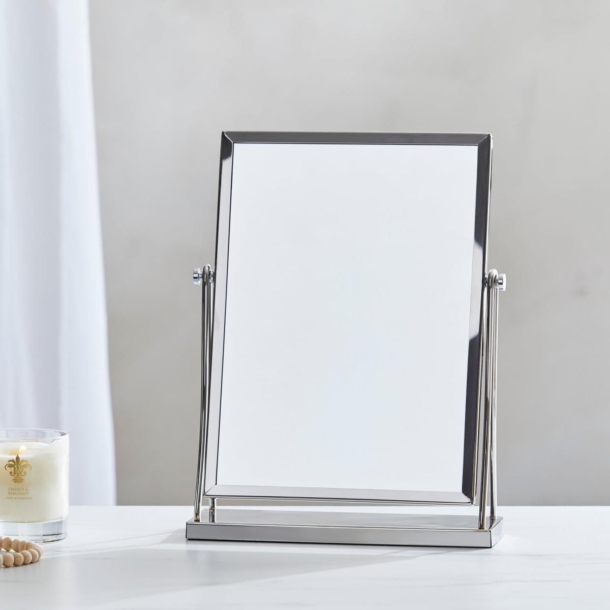 Dorma Purity Dressing Table Mirror 35cm Silver Effect Silver Effect