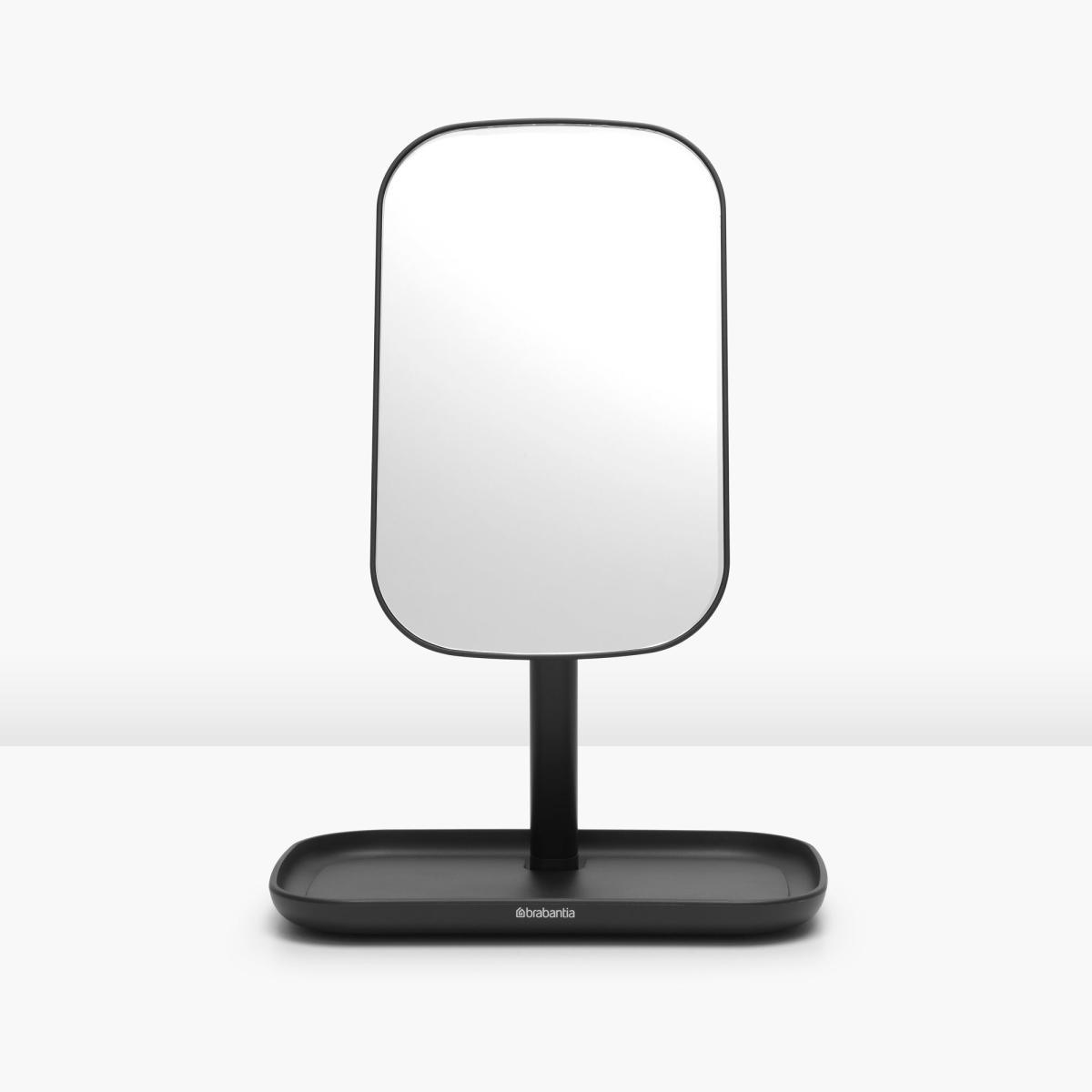 Brabantia Dark Grey Mirror with Storage Tray Grey – image 2