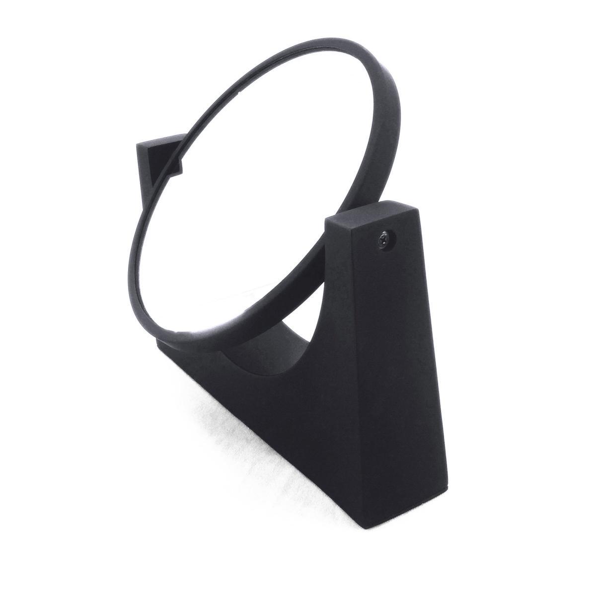 Elements Matt Black Pedestal Mirror Black – image 2