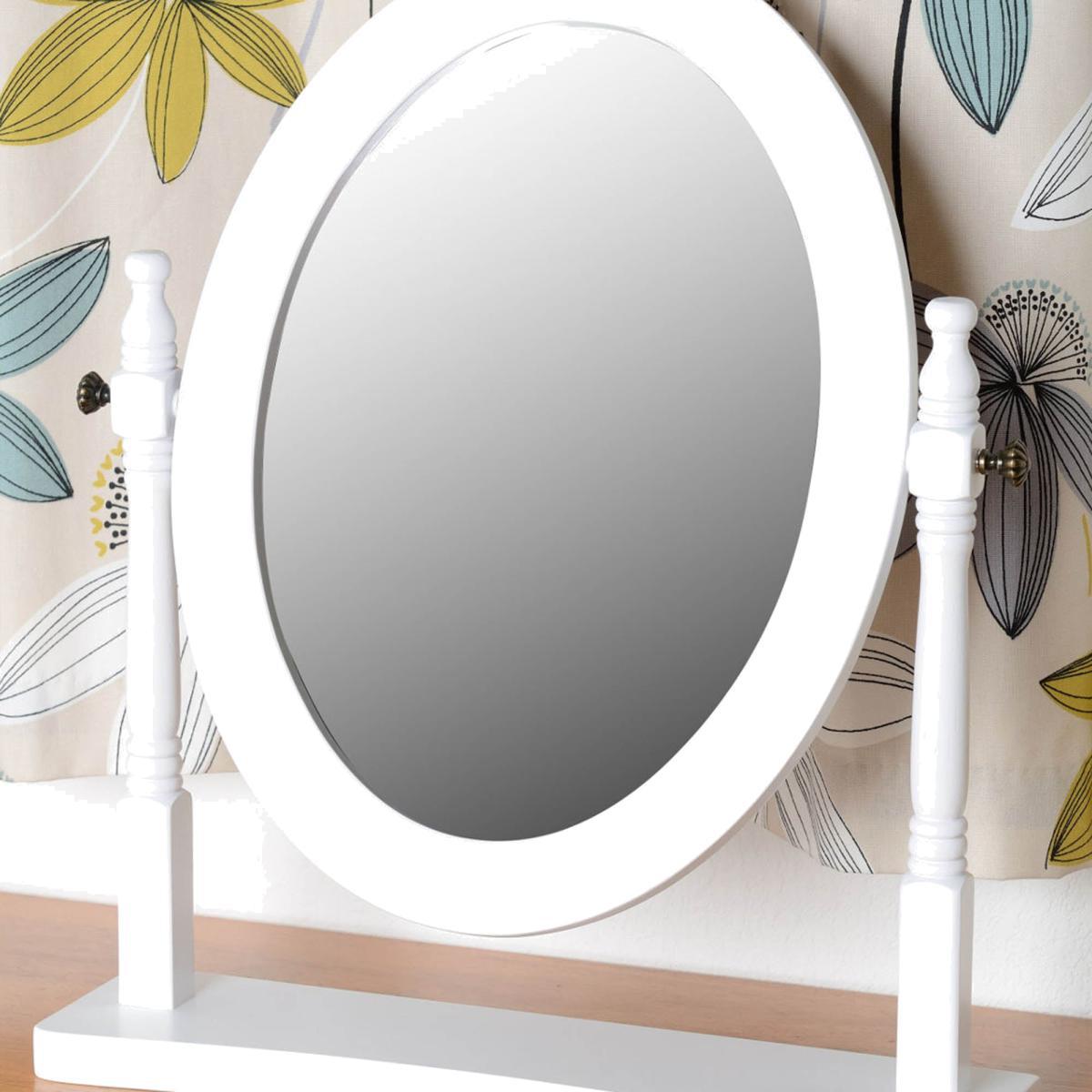 Contessa White Dressing Table Mirror White