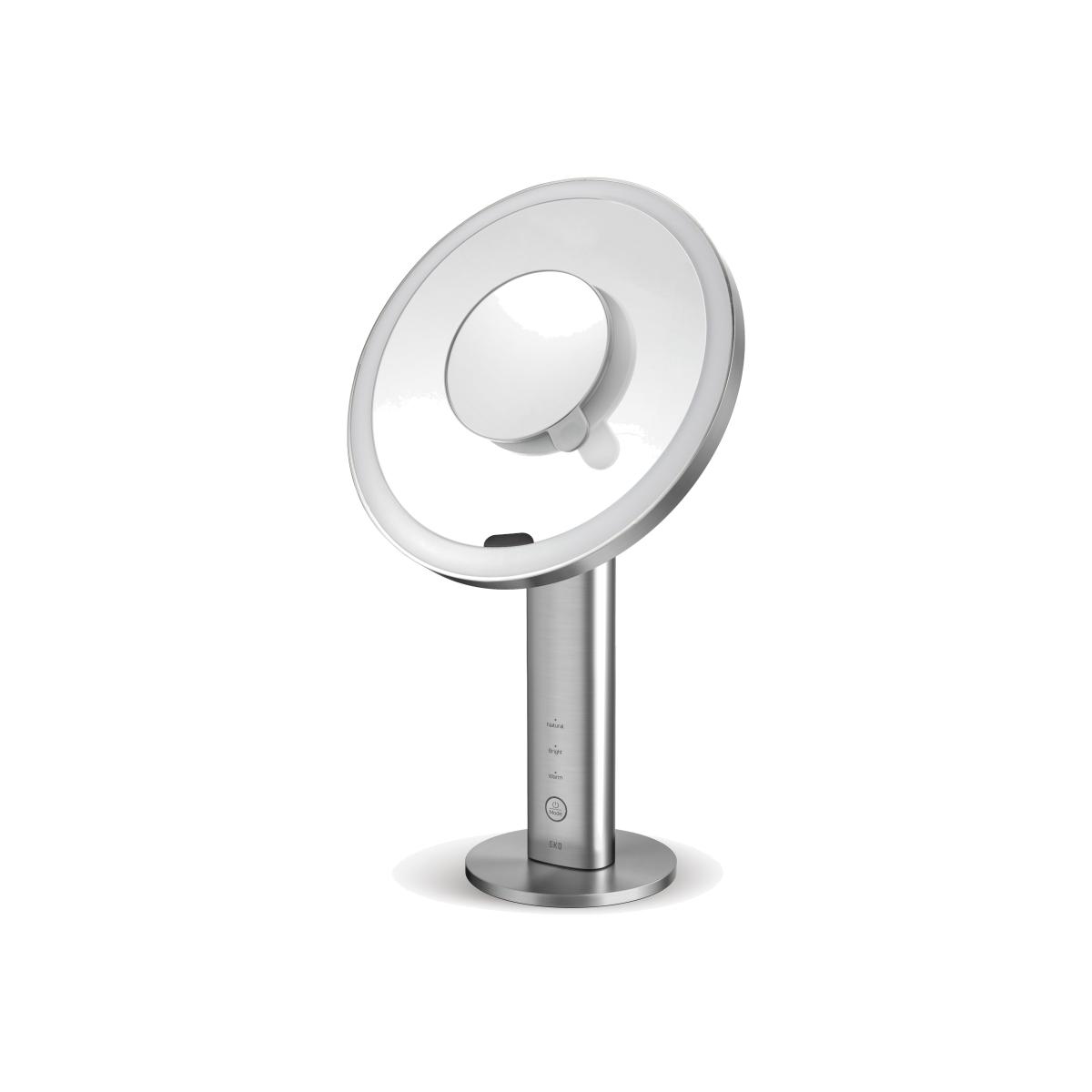 EKO iMira Ultra Clear LED Sensor Mirror with Magnetic Travel Mirror Silver – image 1