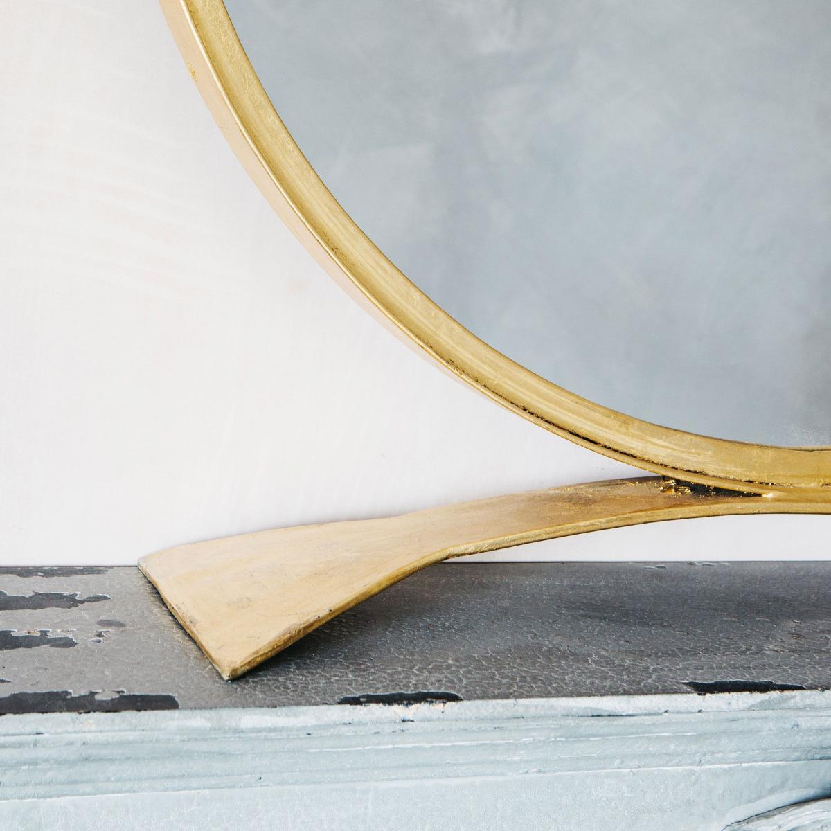 Zandar Extra Large Gold Table Mirror – image 3
