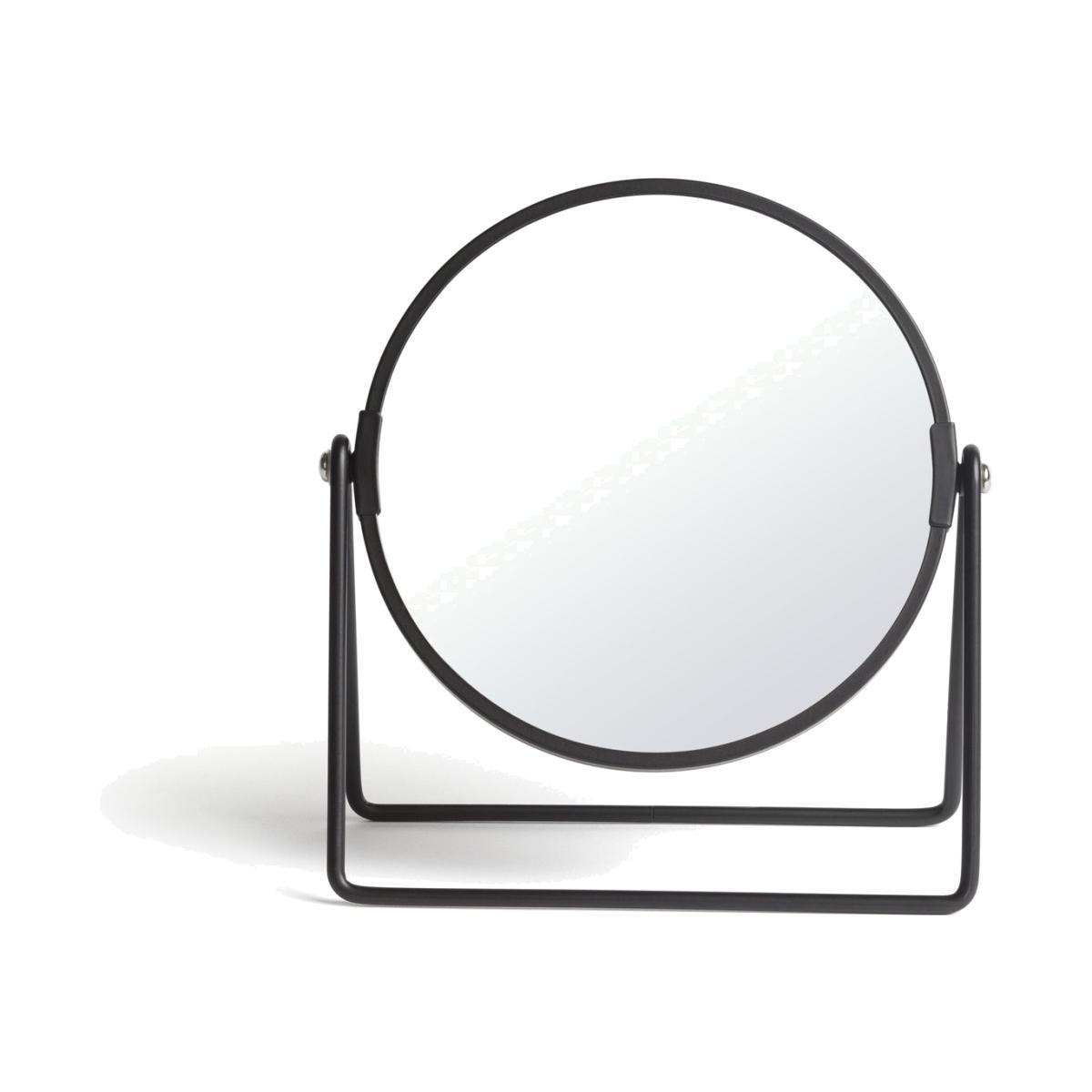 Habitat Metal Swivel Mirror - Matt Black – image 1