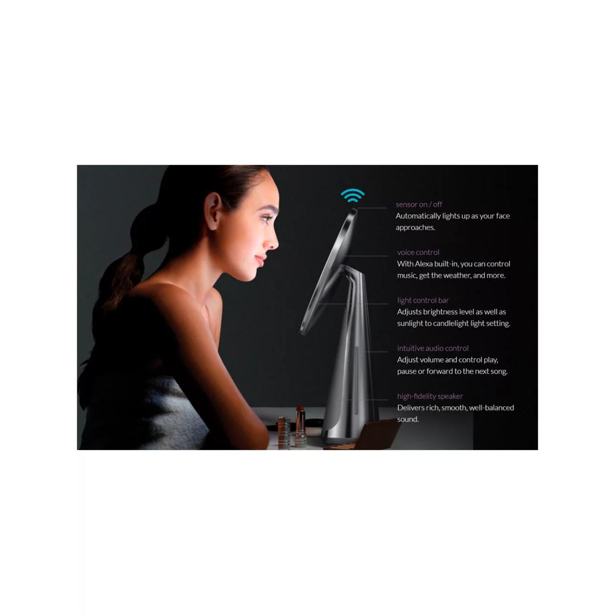 simplehuman Sensor Mirror with Integrated Speaker and Voice Control – image 7
