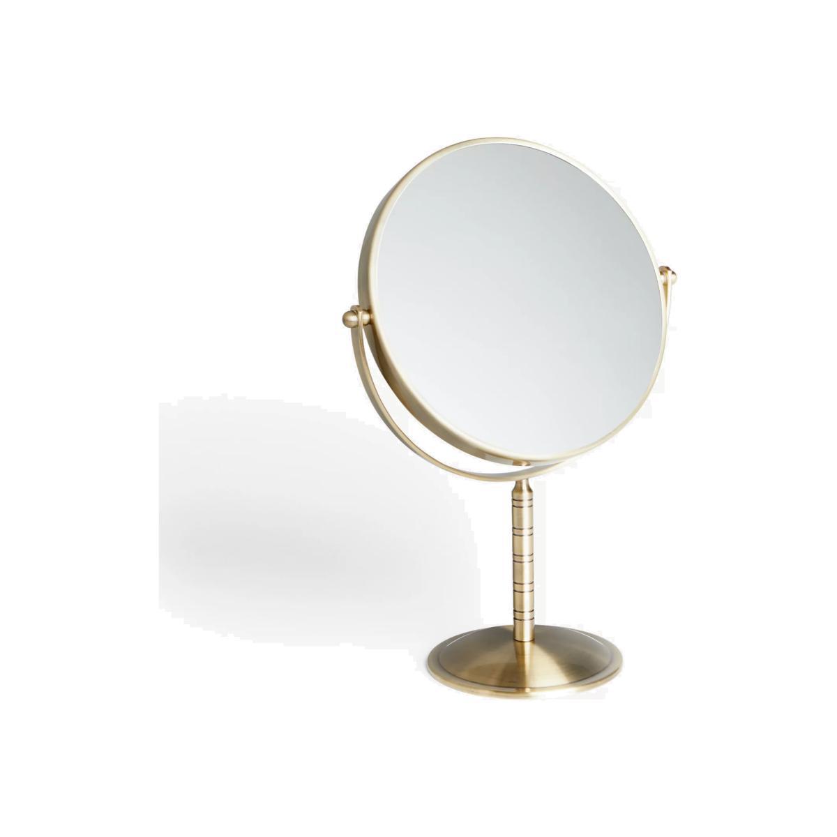 John Lewis & Partners Classic Pedestal Mirror, Antique Bronze