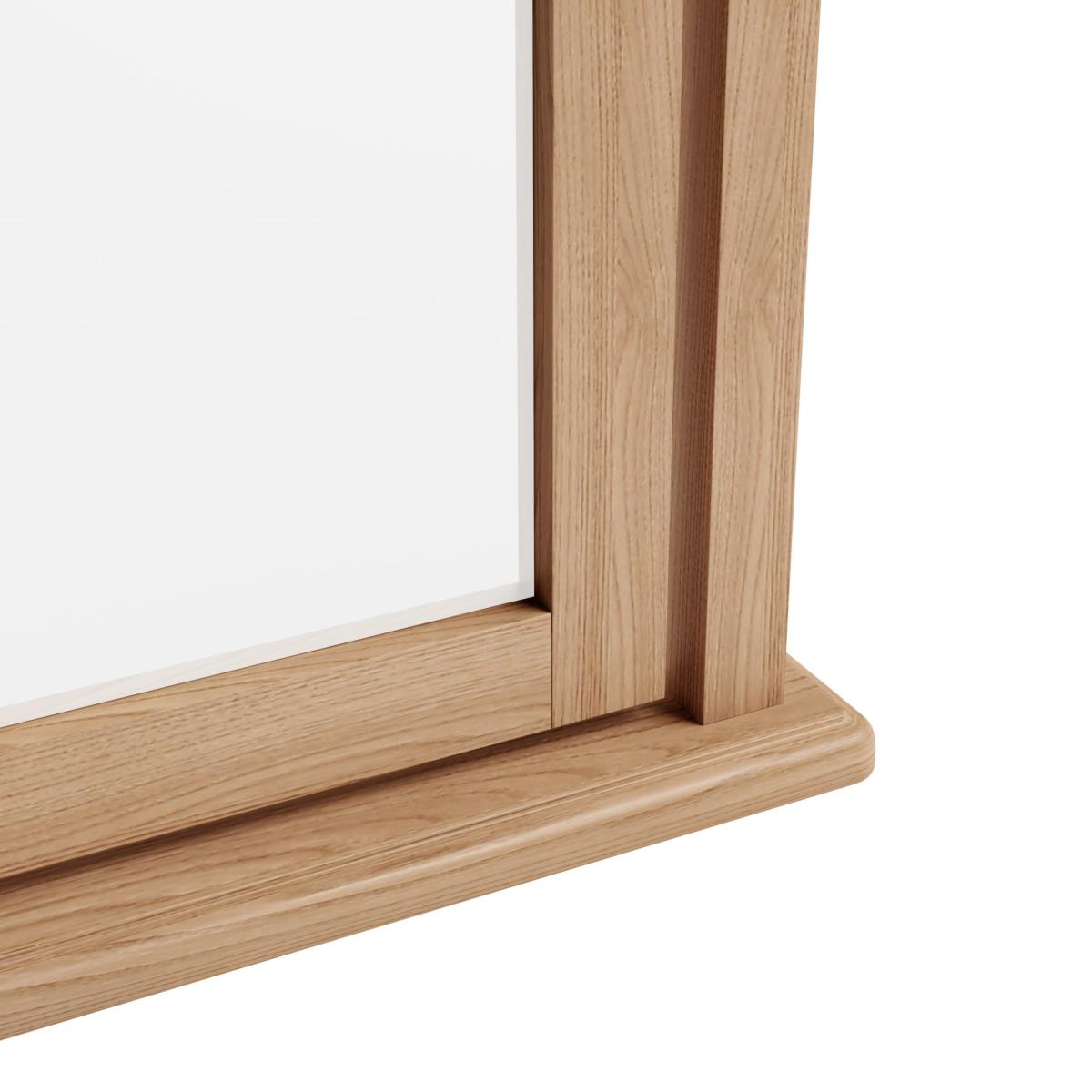 Galister Medium Square Dressing Table Mirror - Light Oak – image 2