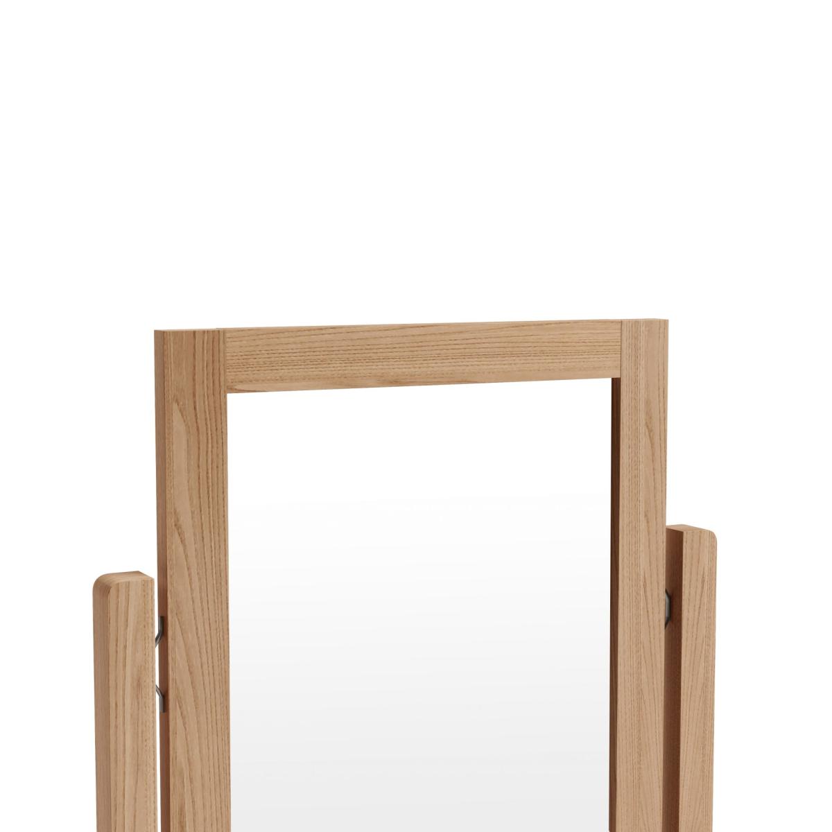Galister Medium Square Dressing Table Mirror - Light Oak – image 3