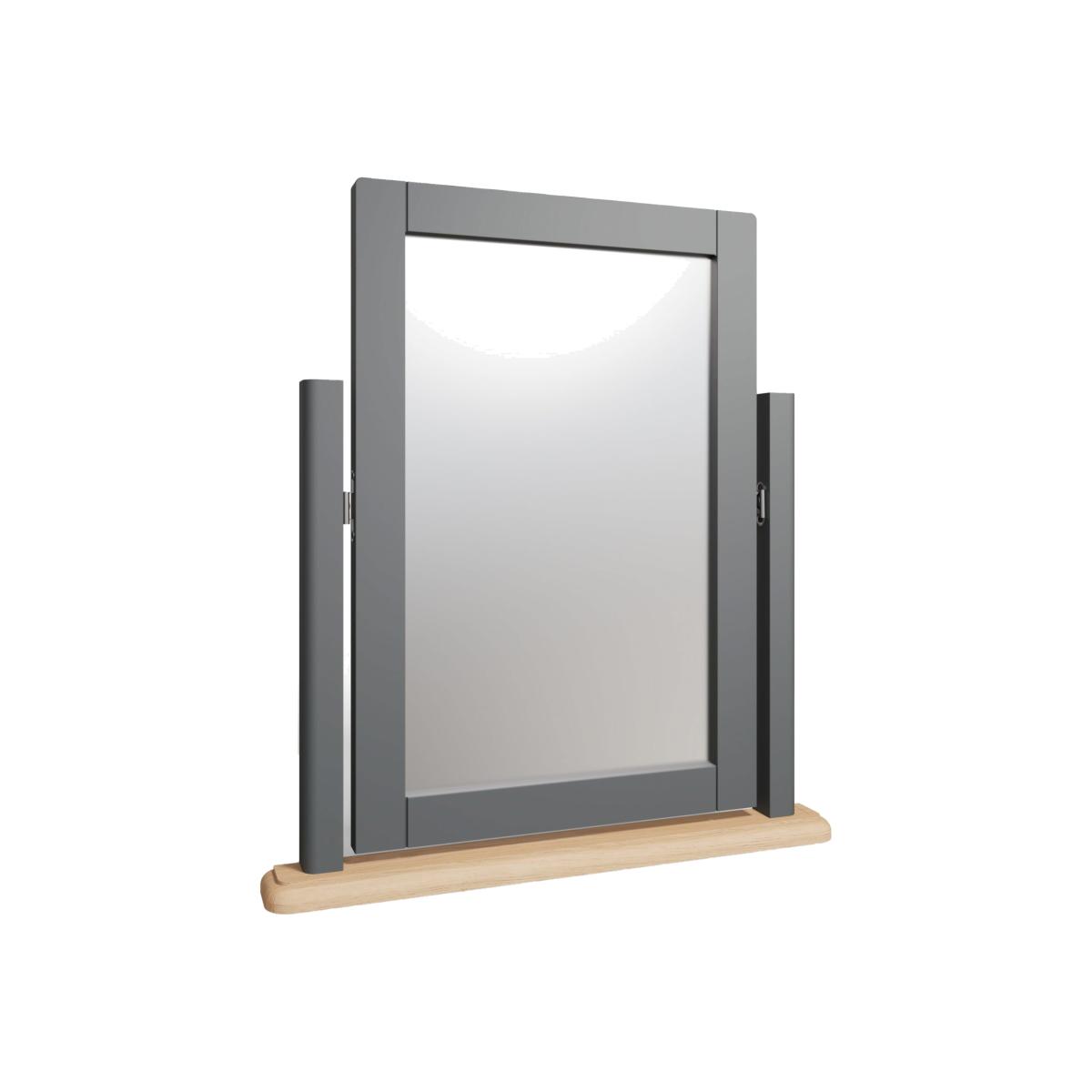 Galileo Medium Square Dressing Table Mirror - Grey