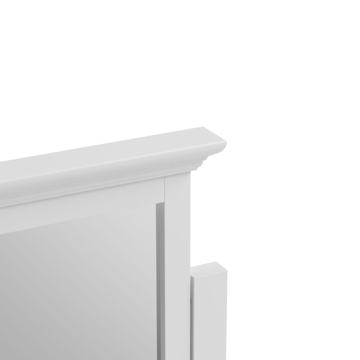 Beneroti Medium Square Dressing Table Mirror - White – image 2