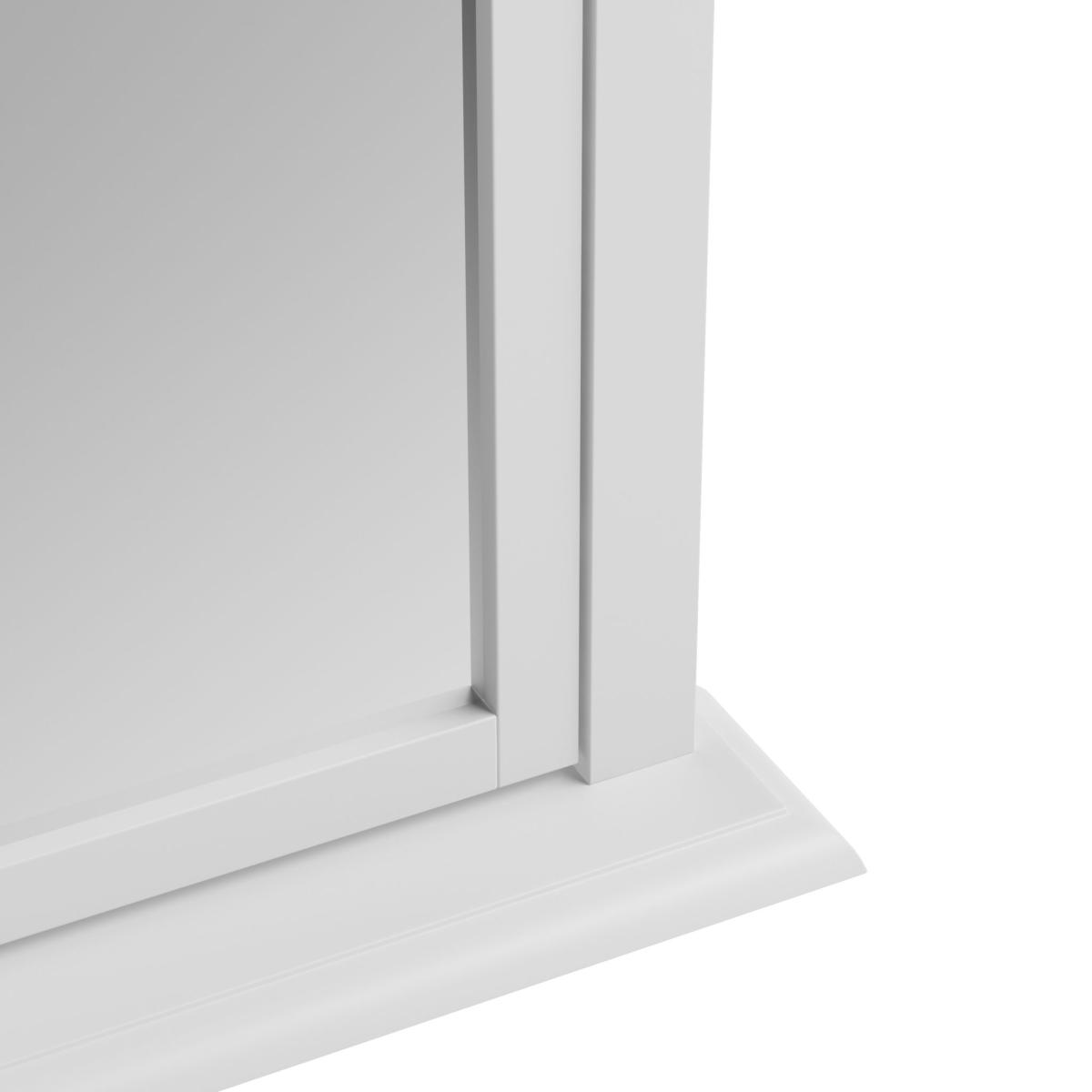 Beneroti Medium Square Dressing Table Mirror - White – image 3