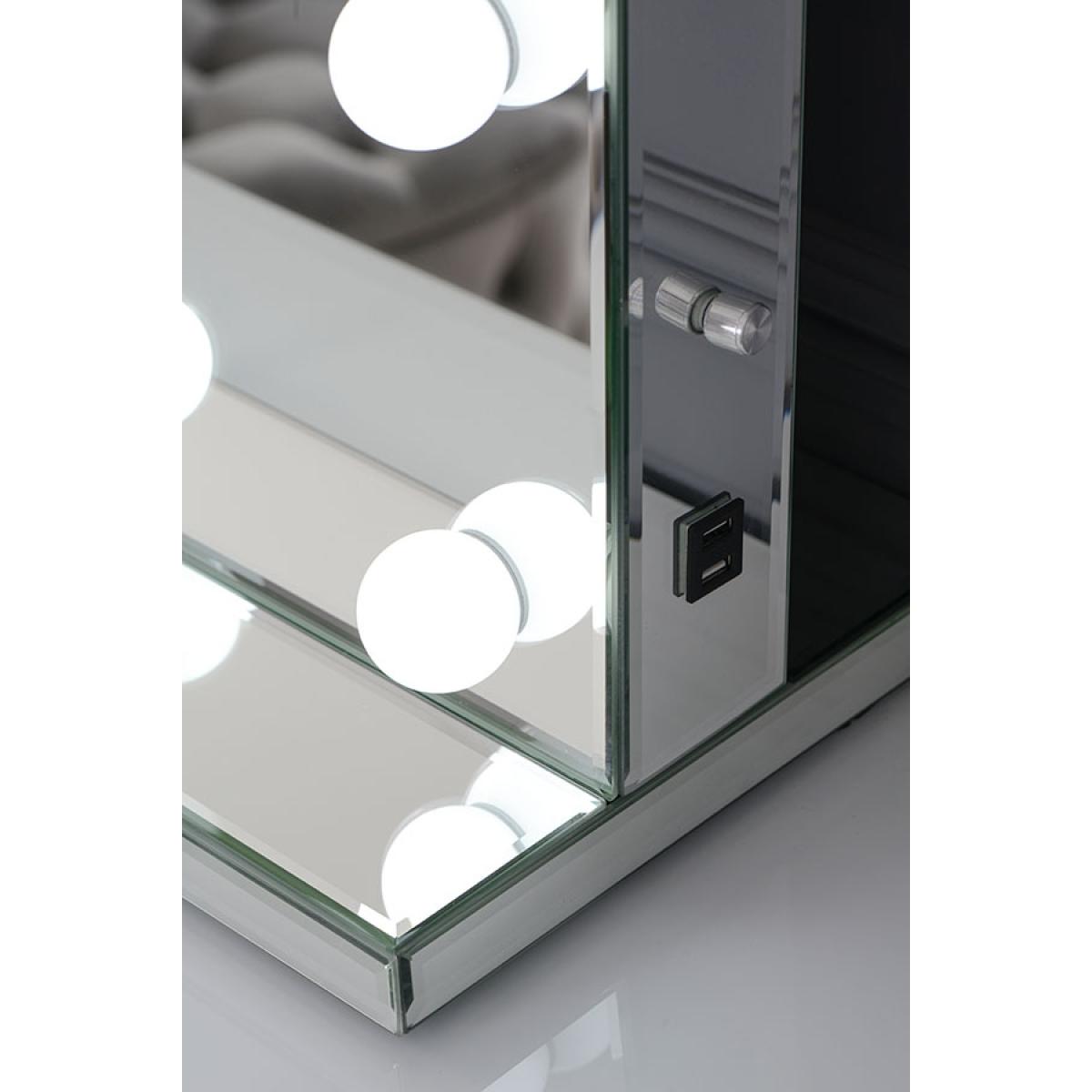 Melissa Silver Illuminated Mirror – image 2