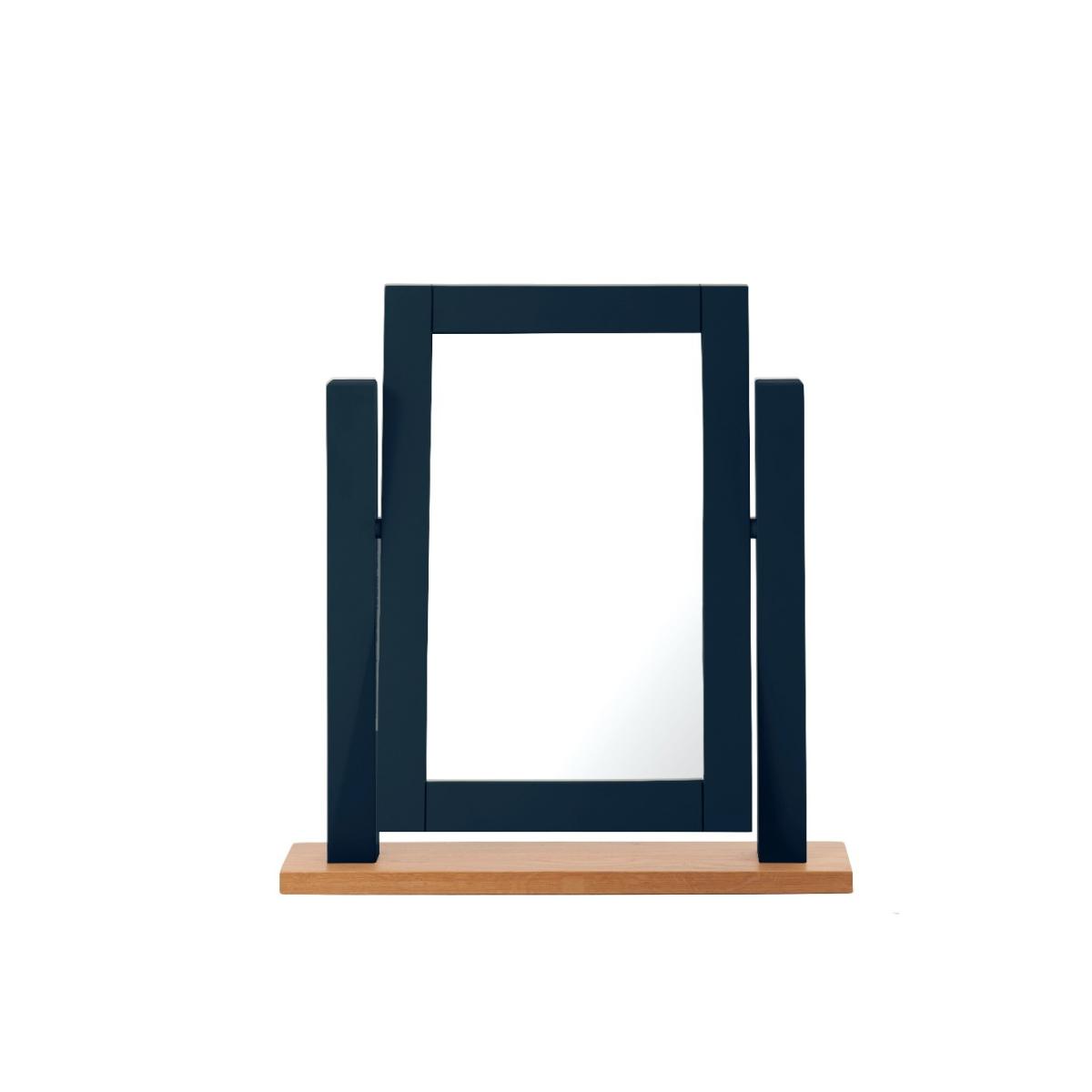 Somerset Oak and Blue Adjustable Dressing Table Mirror – image 2