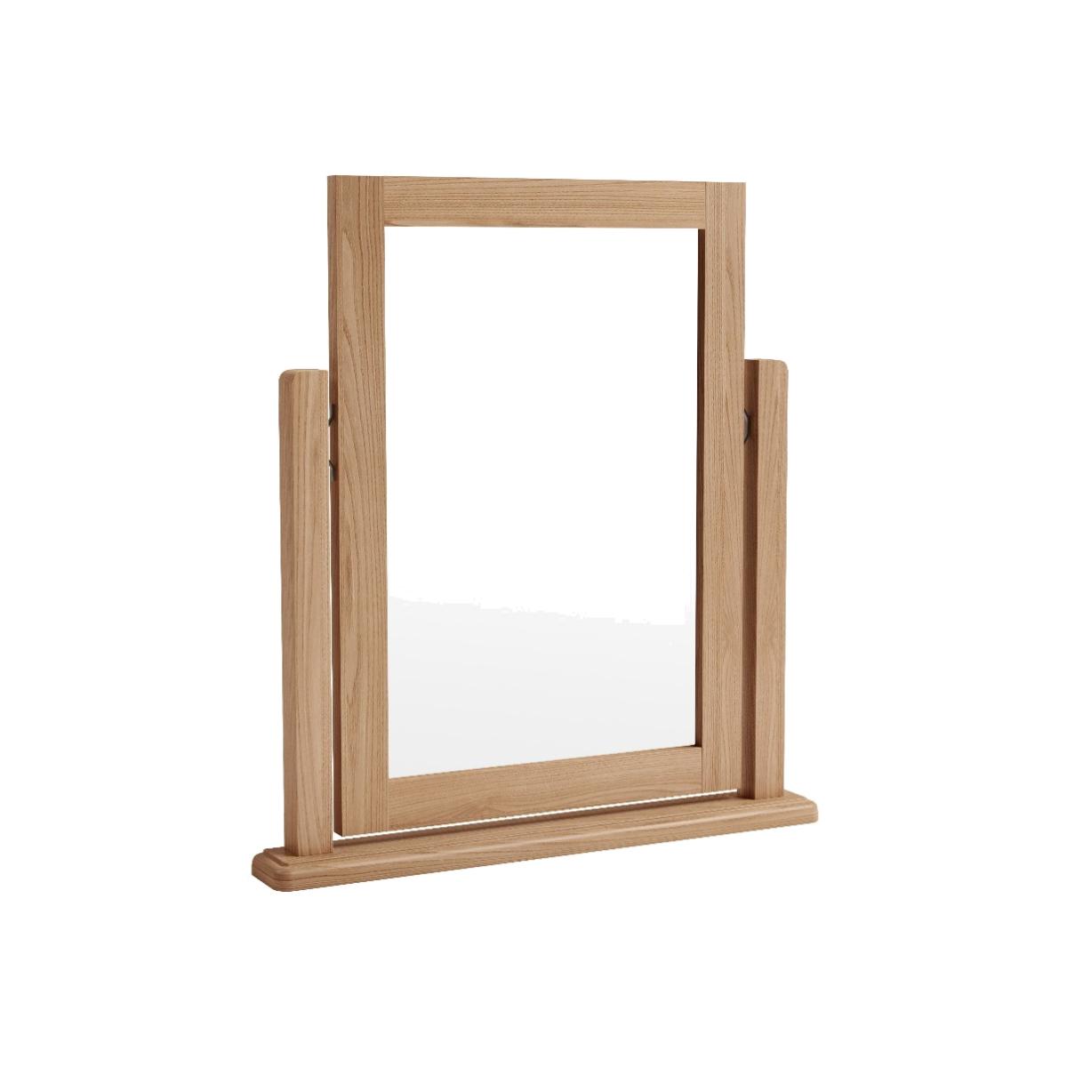 Skylar Light Oak Trinket Mirror – image 1