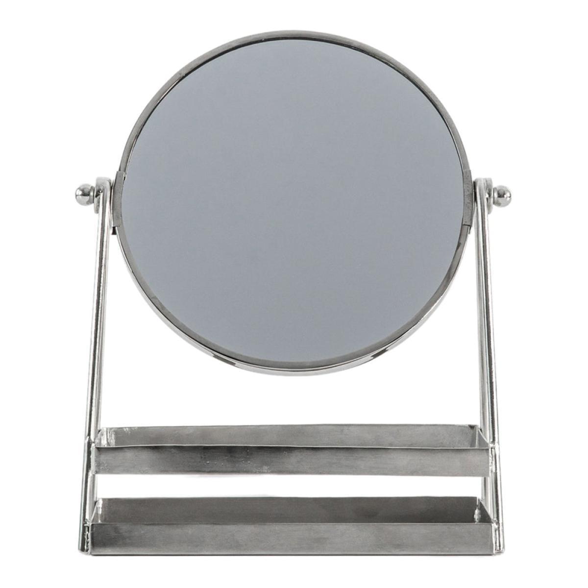 Gallery Interiors Montana Vanity Mirror with Tray in Silver – image 2