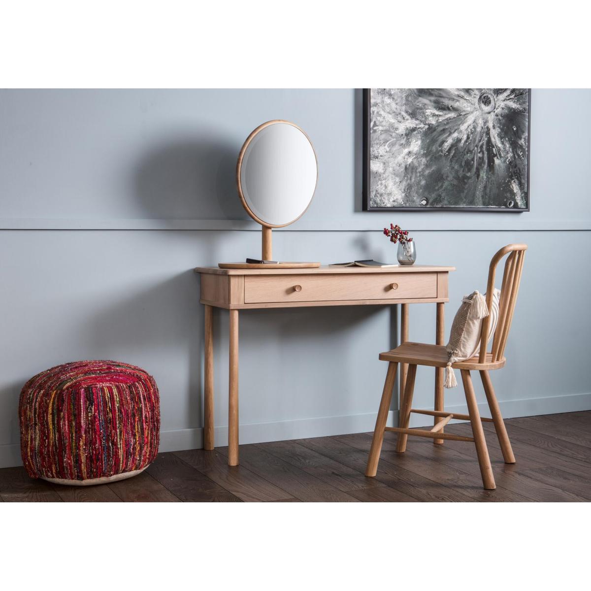 Rebecca Oak Dressing Table Mirror – image 2