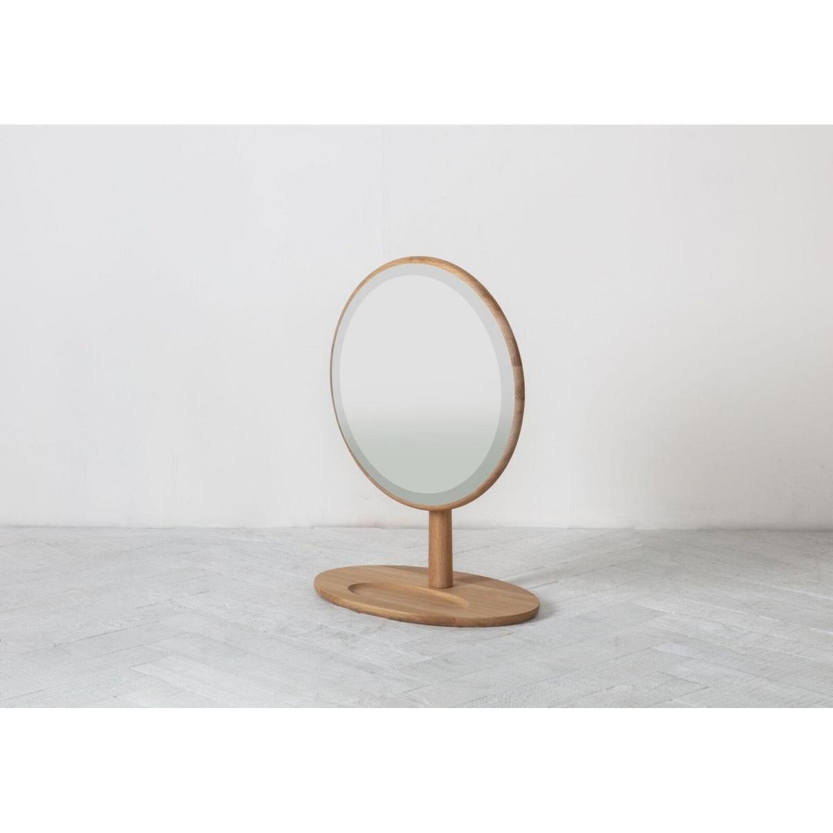 Rebecca Oak Dressing Table Mirror – image 4
