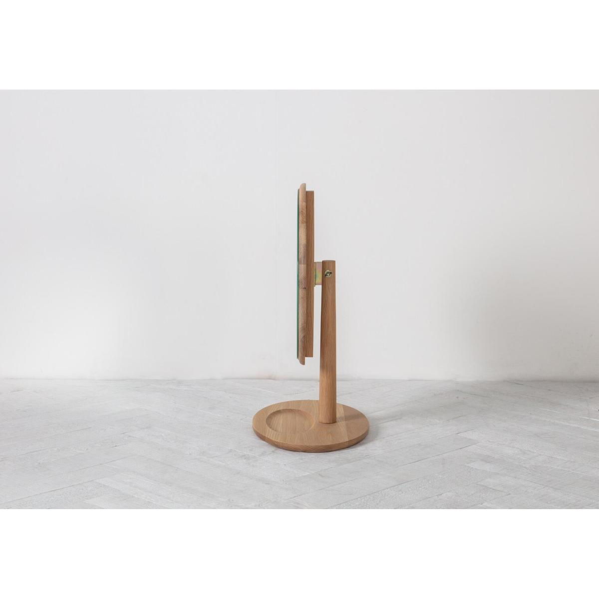 Rebecca Oak Dressing Table Mirror – image 5