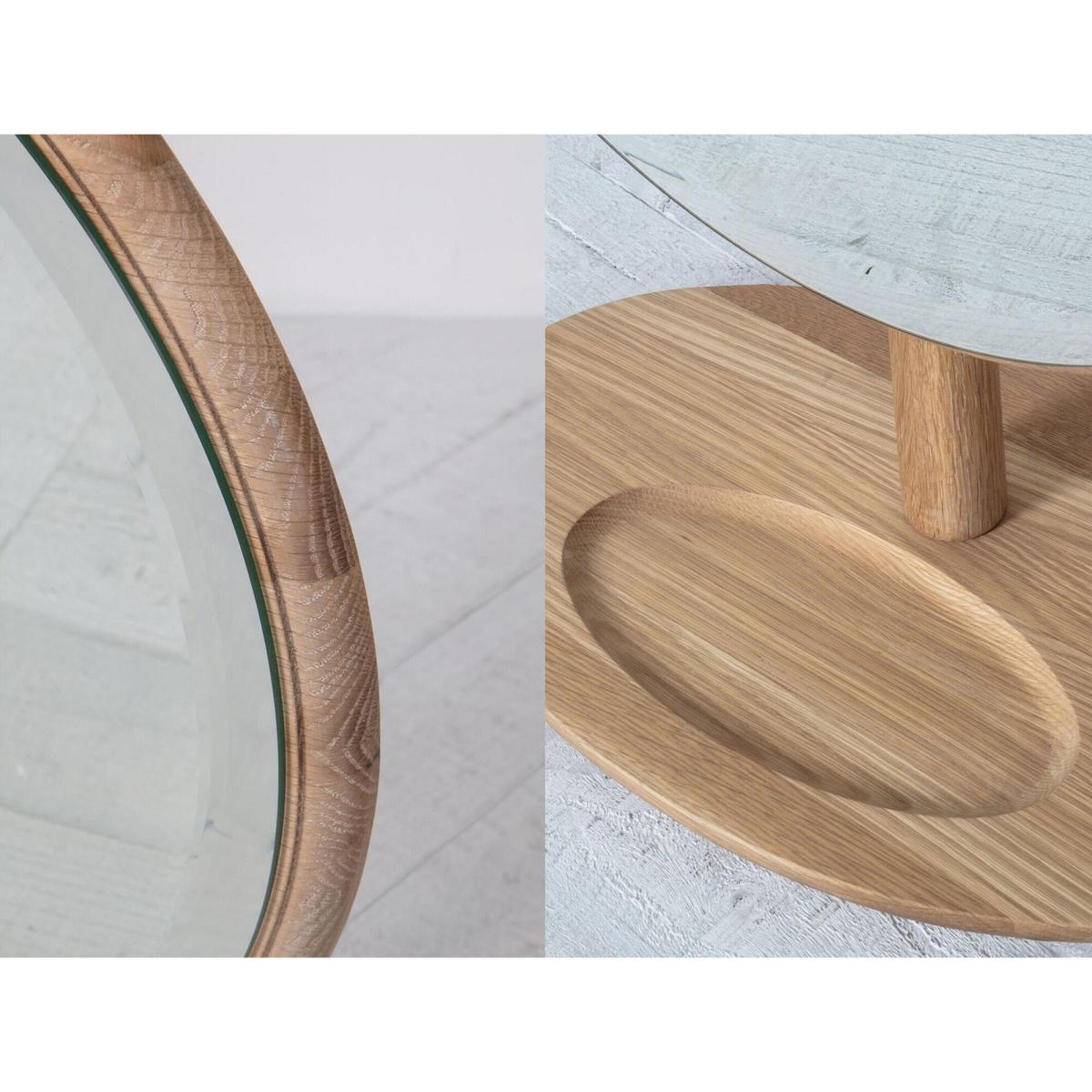 Rebecca Oak Dressing Table Mirror – image 7