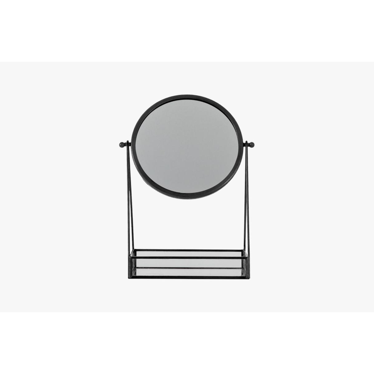 Dollface Desk Mirror with Tray in Black – image 2