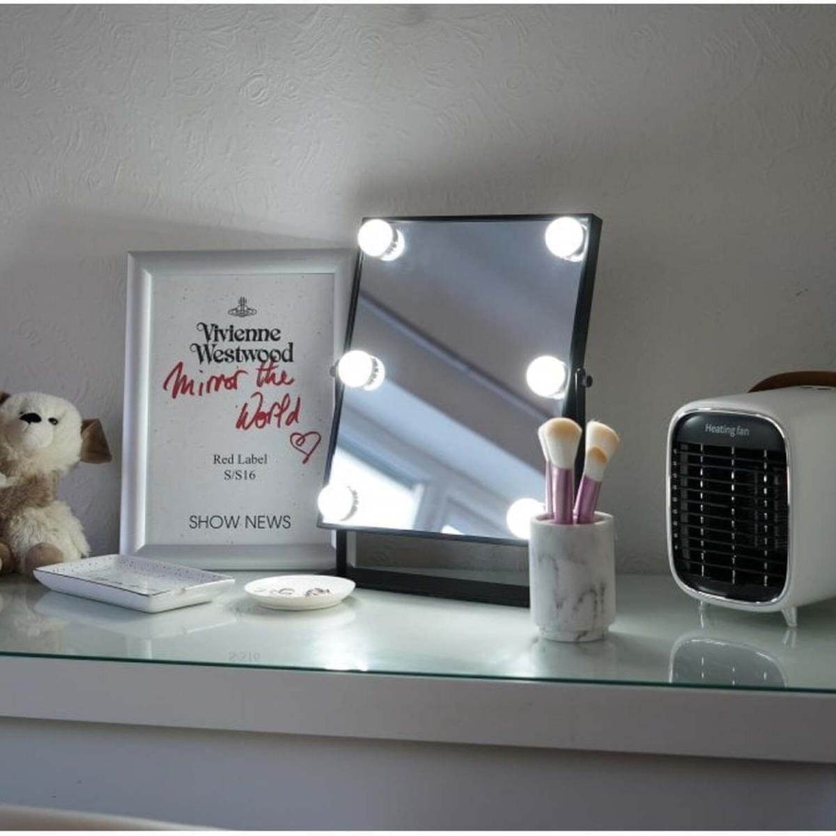 LED Hollywood Mirror - Black - Black – image 2