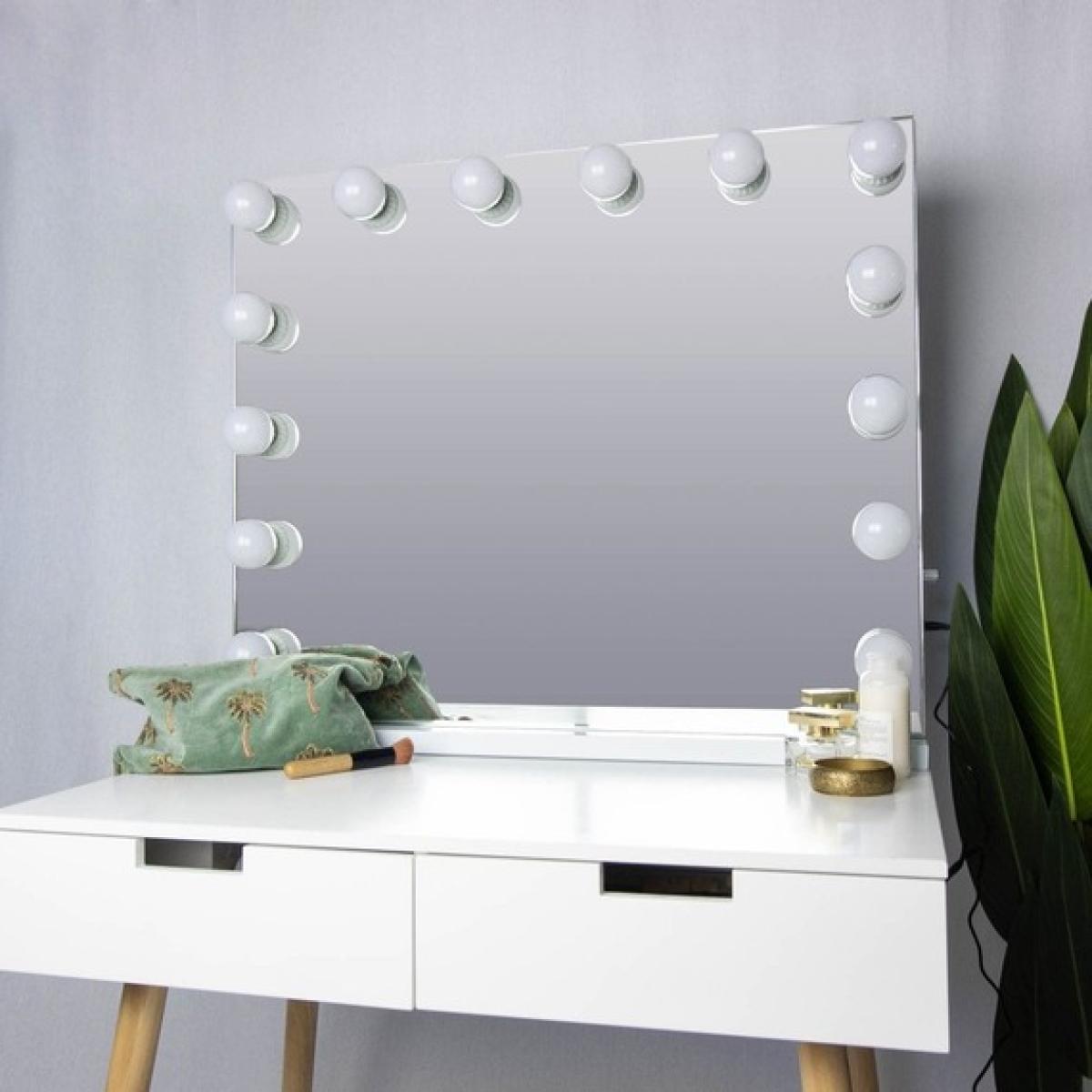 Dorothy Hollywood Vanity Mirror with LED Lights - White