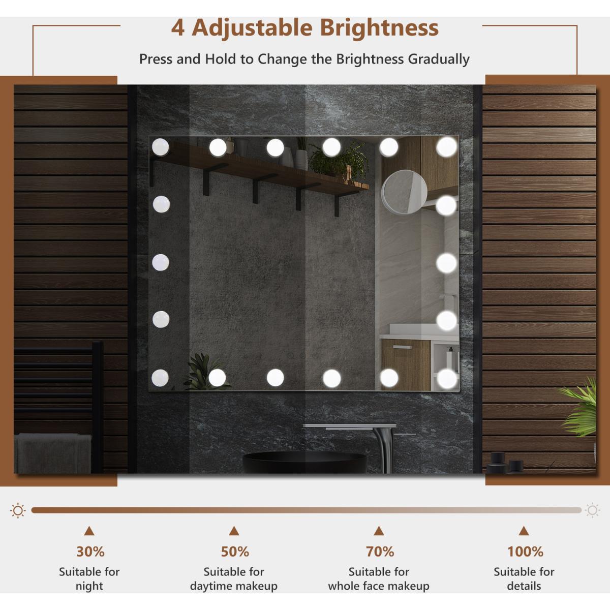 Vanity Mirror with Lights Large Makeup Mirror - White – image 5