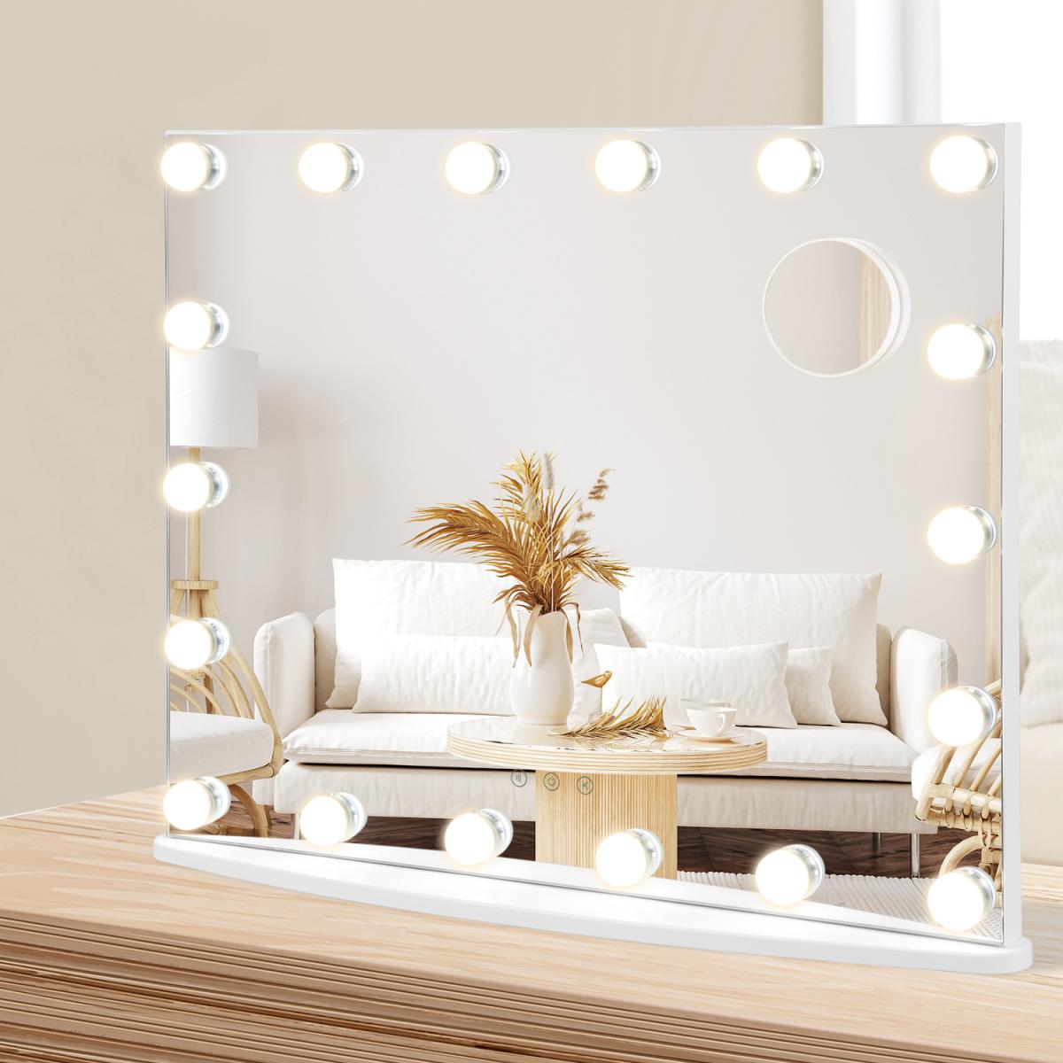 Vanity Mirror with Lights Large Makeup Mirror - White – image 8