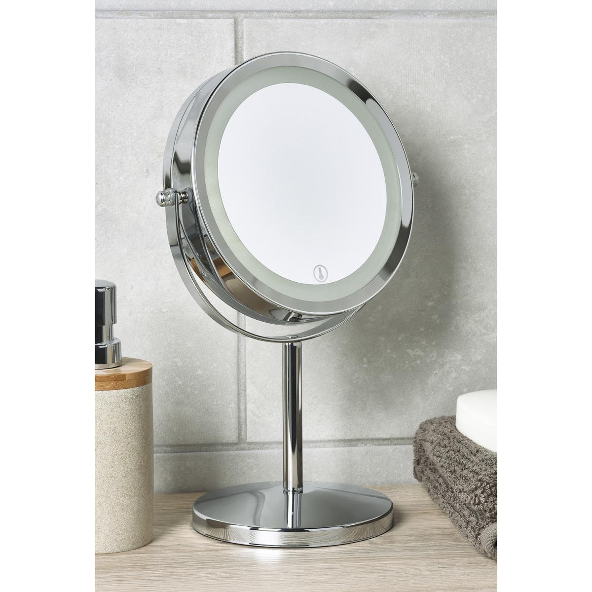 Illuminated LED Touch Table Mirror – image 2