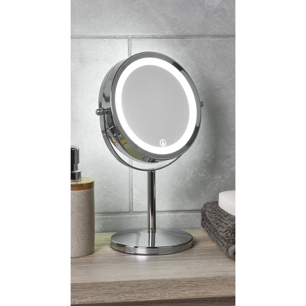 Illuminated LED Touch Table Mirror – image 3