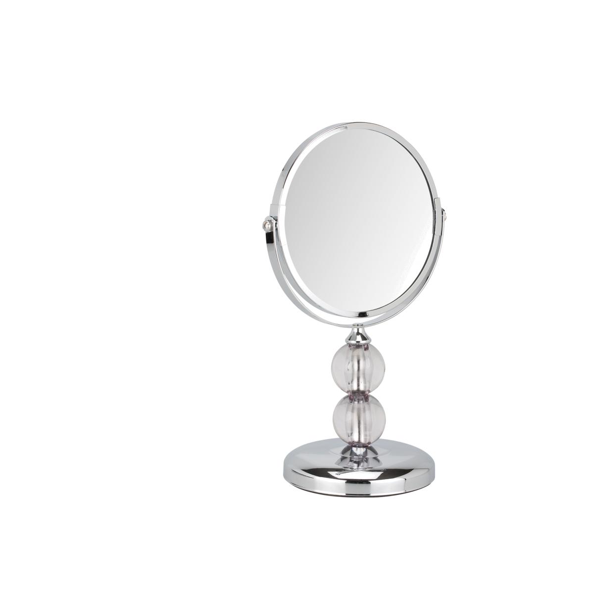 Clear Acrylic Table Mirror - Silver – image 1